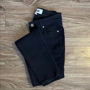 PAIGE Verdugo Women’s Ultra Skinny Black Denim Jeans Size 24